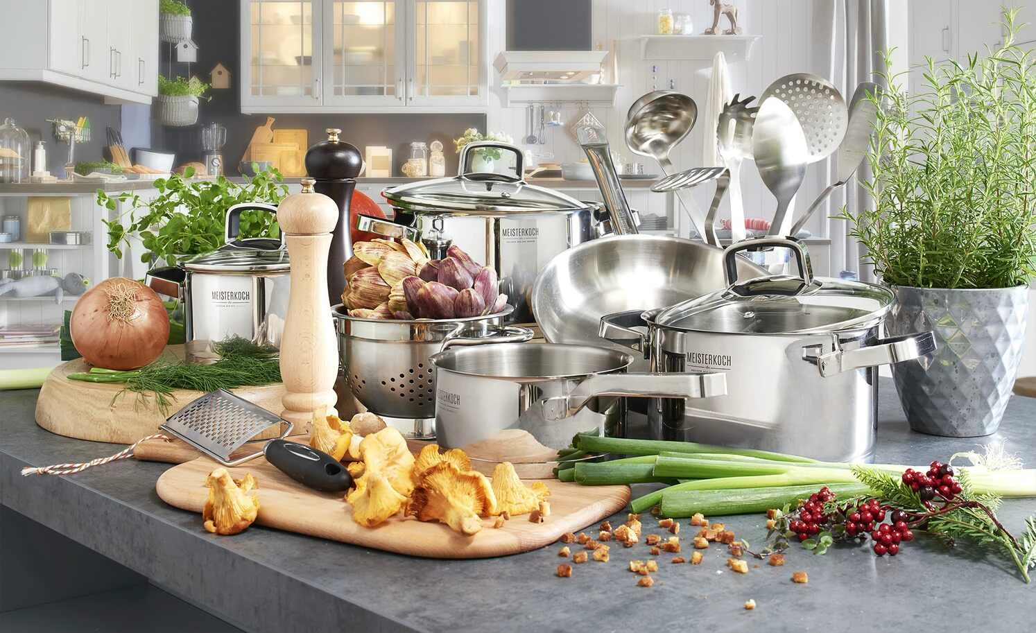 Meisterkoch Edelstahlpfanne Ø 28 cm CELSUS | 4,8|cm