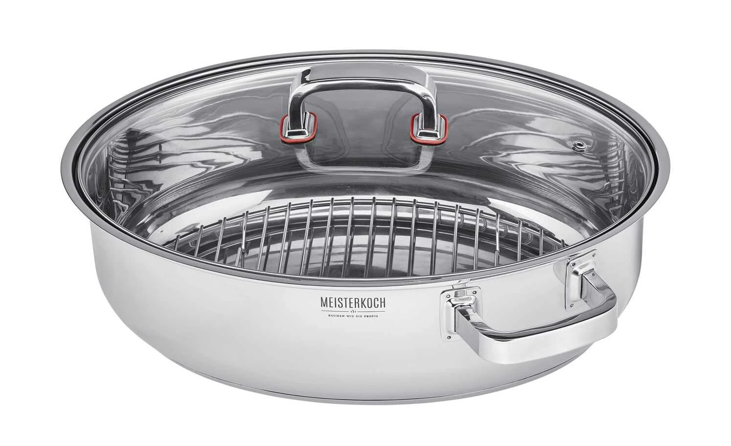 Meisterkoch Bräter mit Glasdeckel, 3-teilig FOCUS – Bild 10