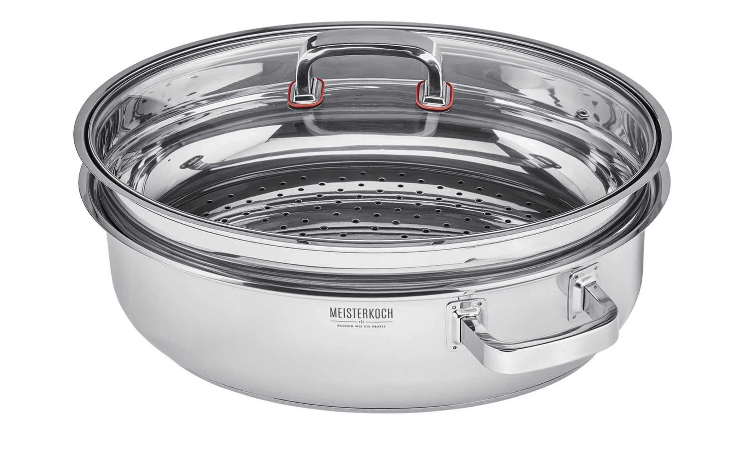 Meisterkoch Bräter mit Glasdeckel, 3-teilig FOCUS – Bild 13