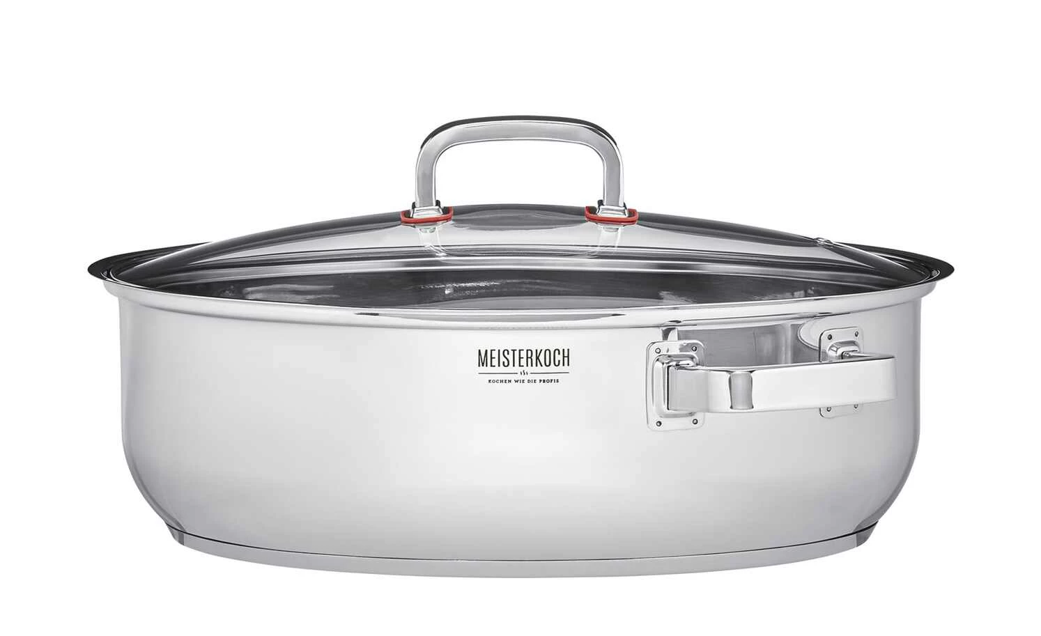 Meisterkoch Bräter mit Glasdeckel, 3-teilig FOCUS – Bild 7