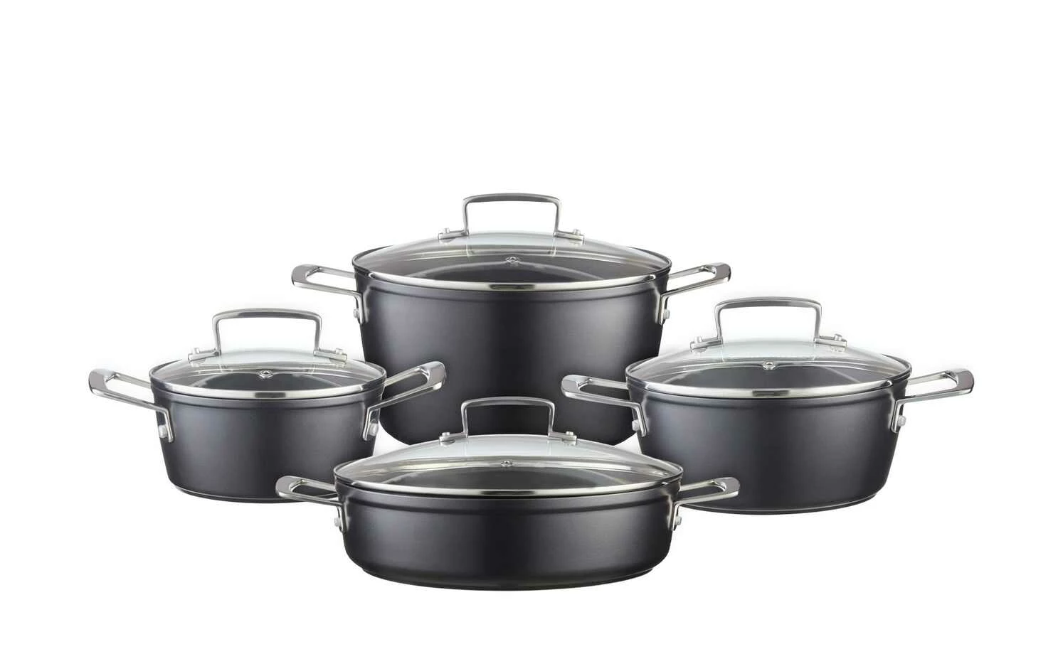 KHG Topfset 4-teilig NERO