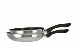 KHG Pfannenset 2-teilig Edelstahl