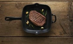 Meisterkoch Gusseisen- Grillpfanne OPUS