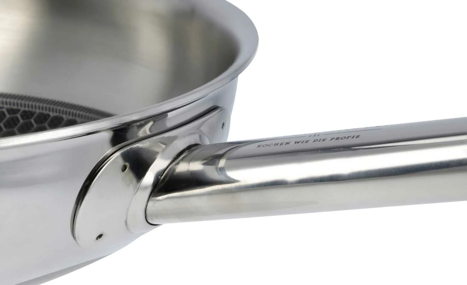 Meisterkoch Edelstahlpfanne RHOMBUS | 28|cm – Bild 4