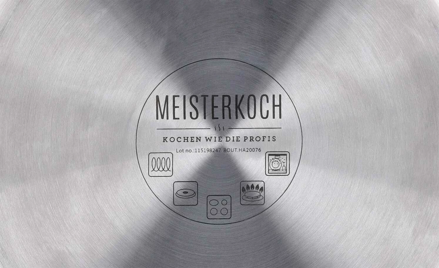 Meisterkoch Edelstahlpfanne RHOMBUS | 28|cm – Bild 5